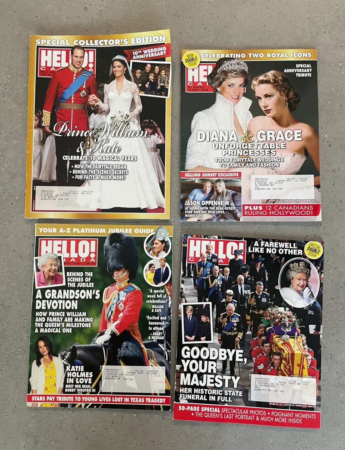Variety of Magazines - Hello, Time, Maclean's, People image indicator(5)