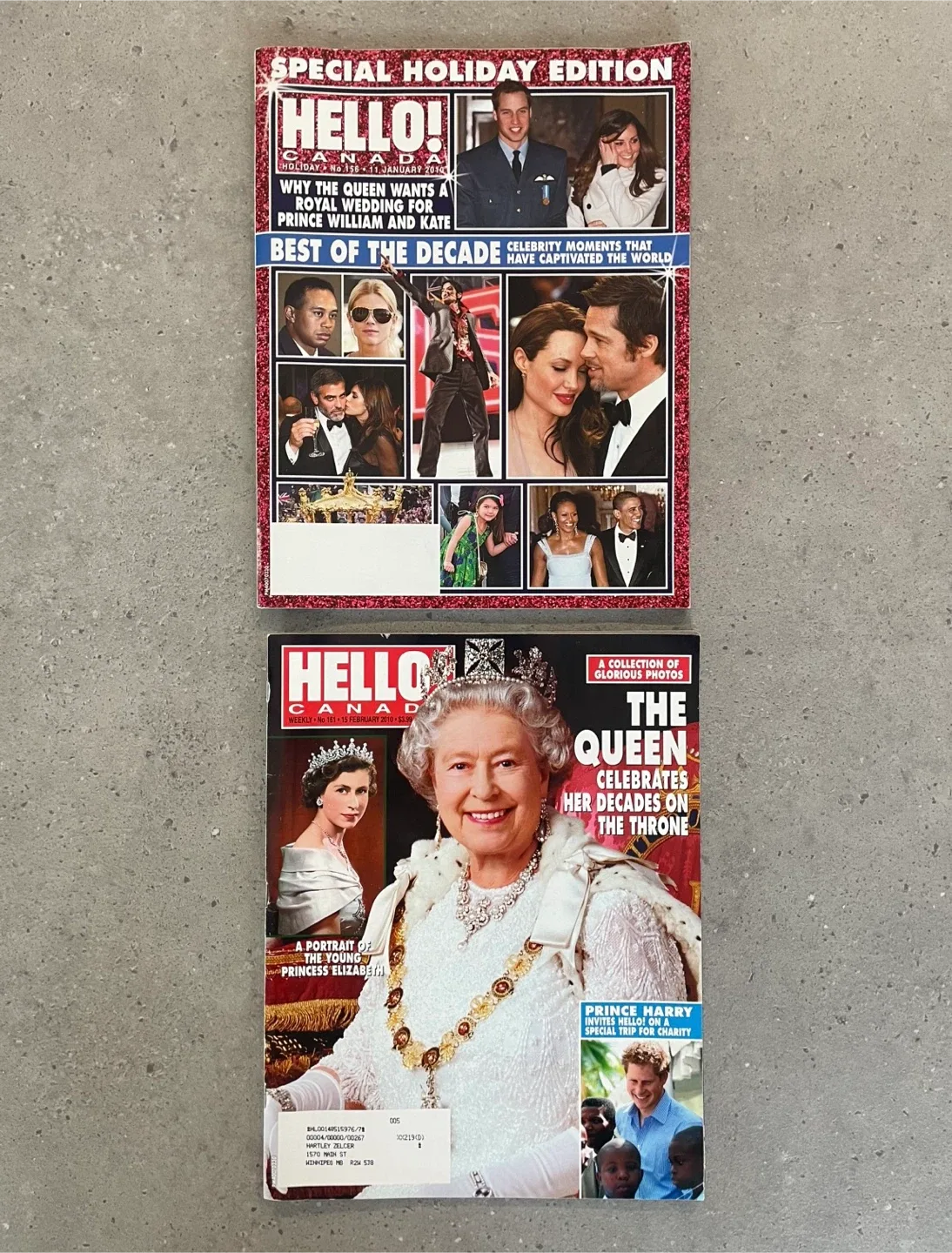 Variety of Magazines - Hello, Time, Maclean's, People image indicator(8)