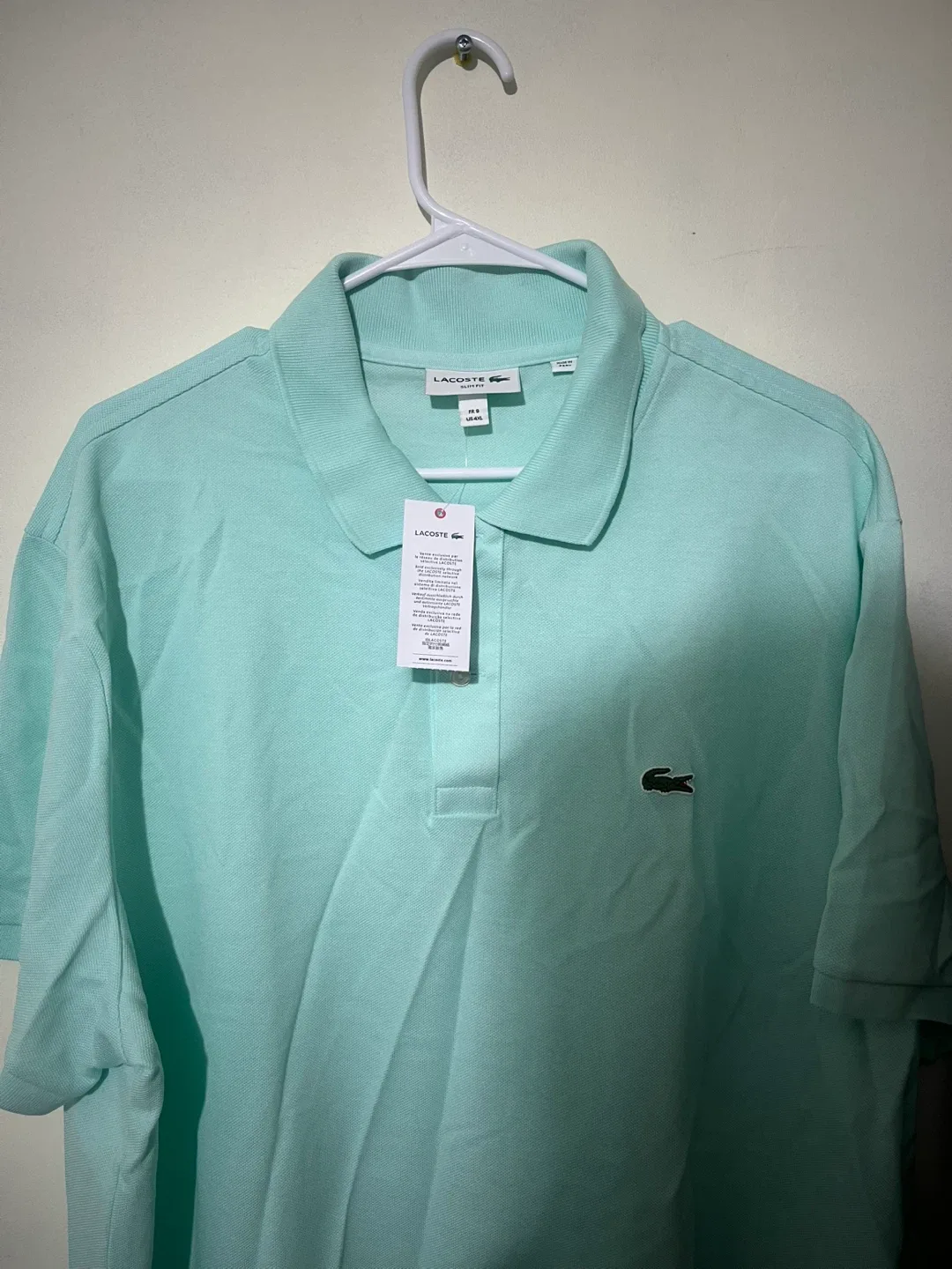 Lacoste Slim Fit Polo - US 4XL - Light Green