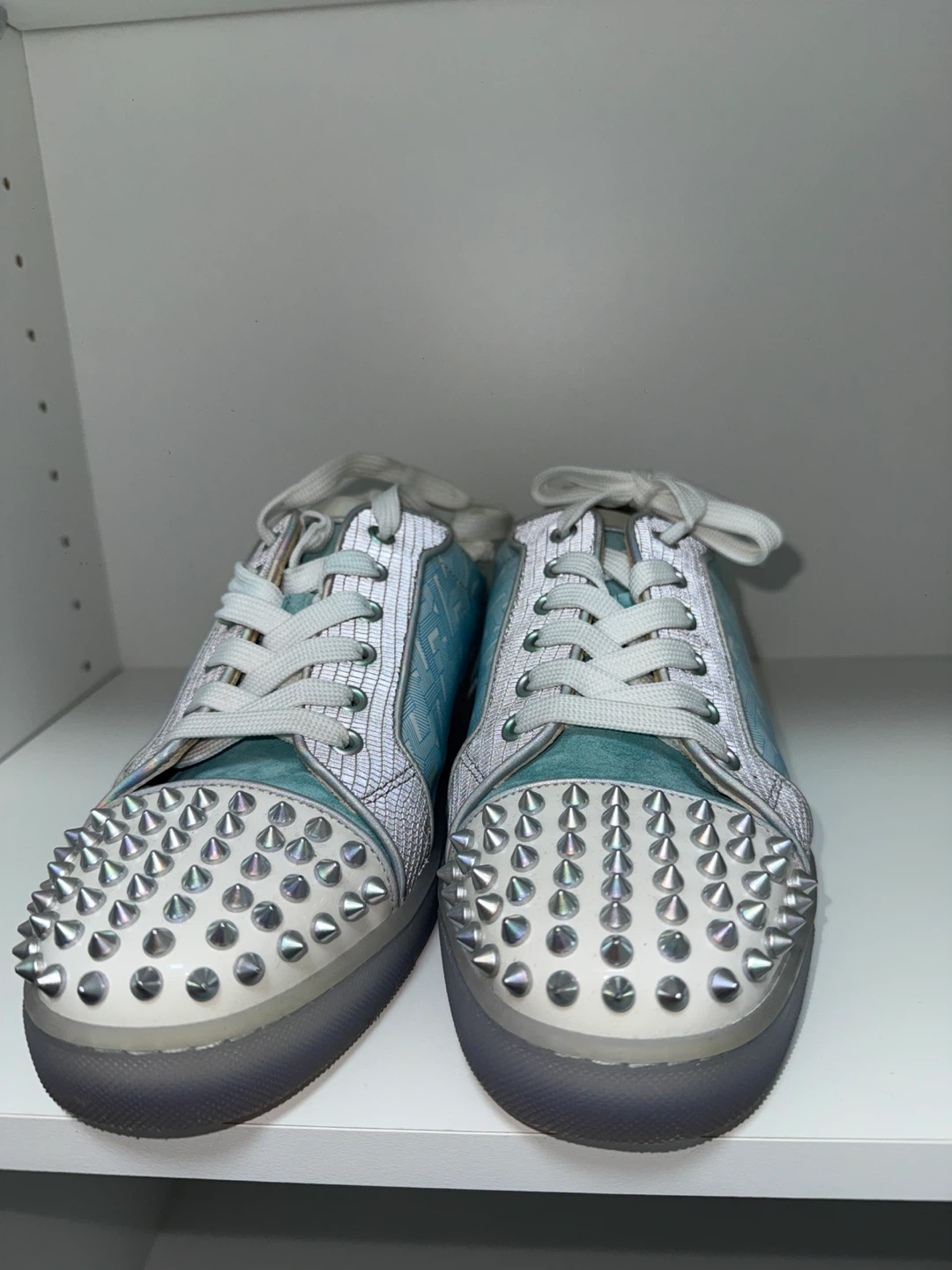 Christian Louboutin Spiked Sneakers Size 41 - photo 3
