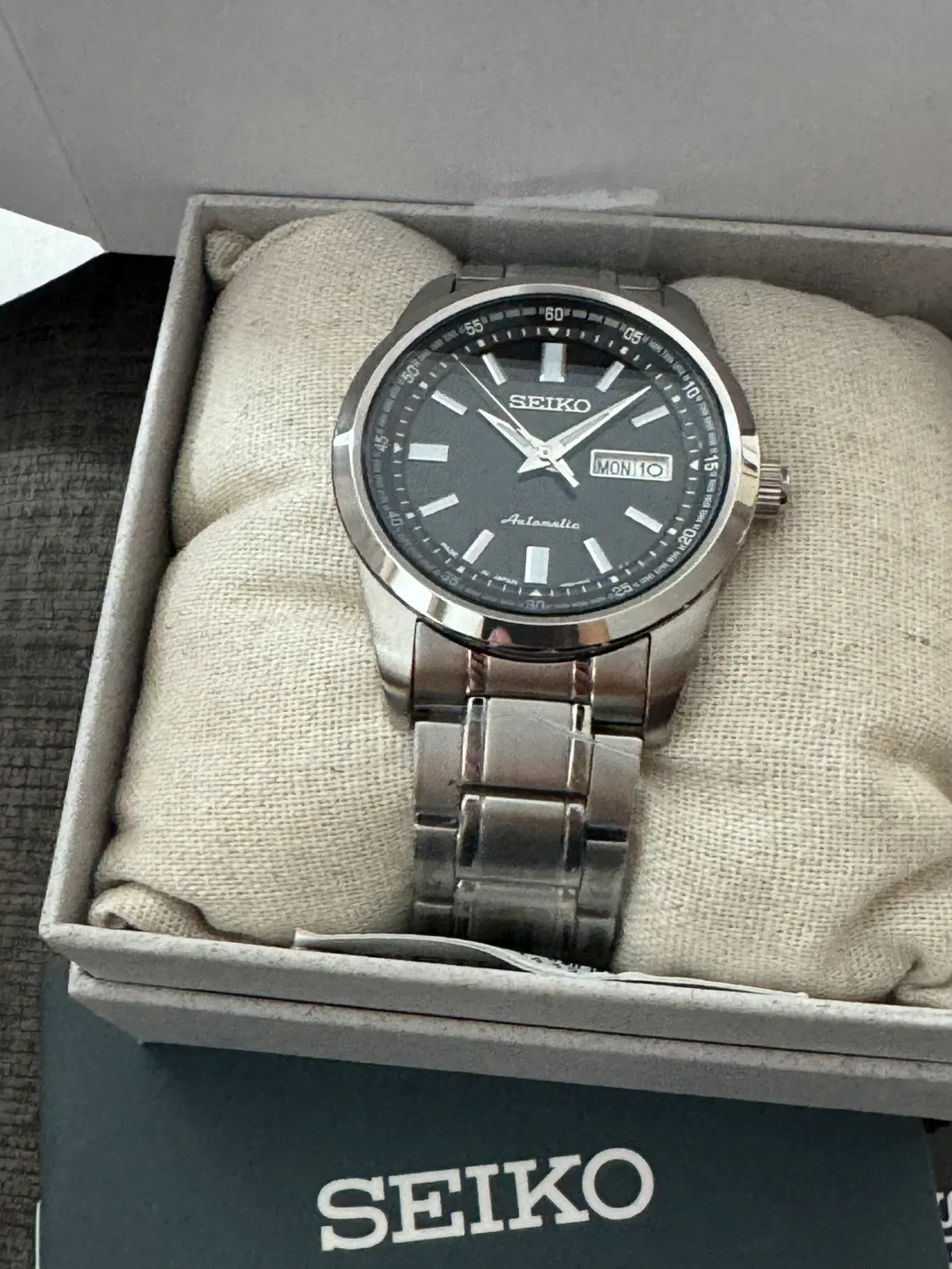 Seiko 43mm Automatic Field Watch SRPC85 4R35-02W0 image indicator(2)