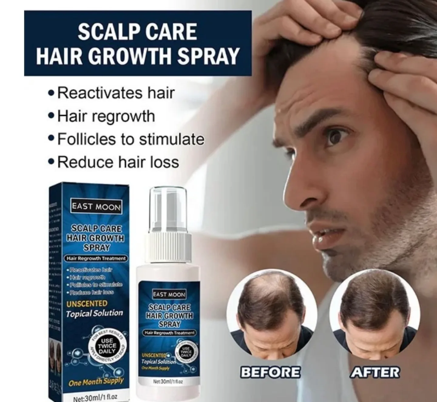 East Moon Scalp Care Hair Growth Spray image indicator(5)