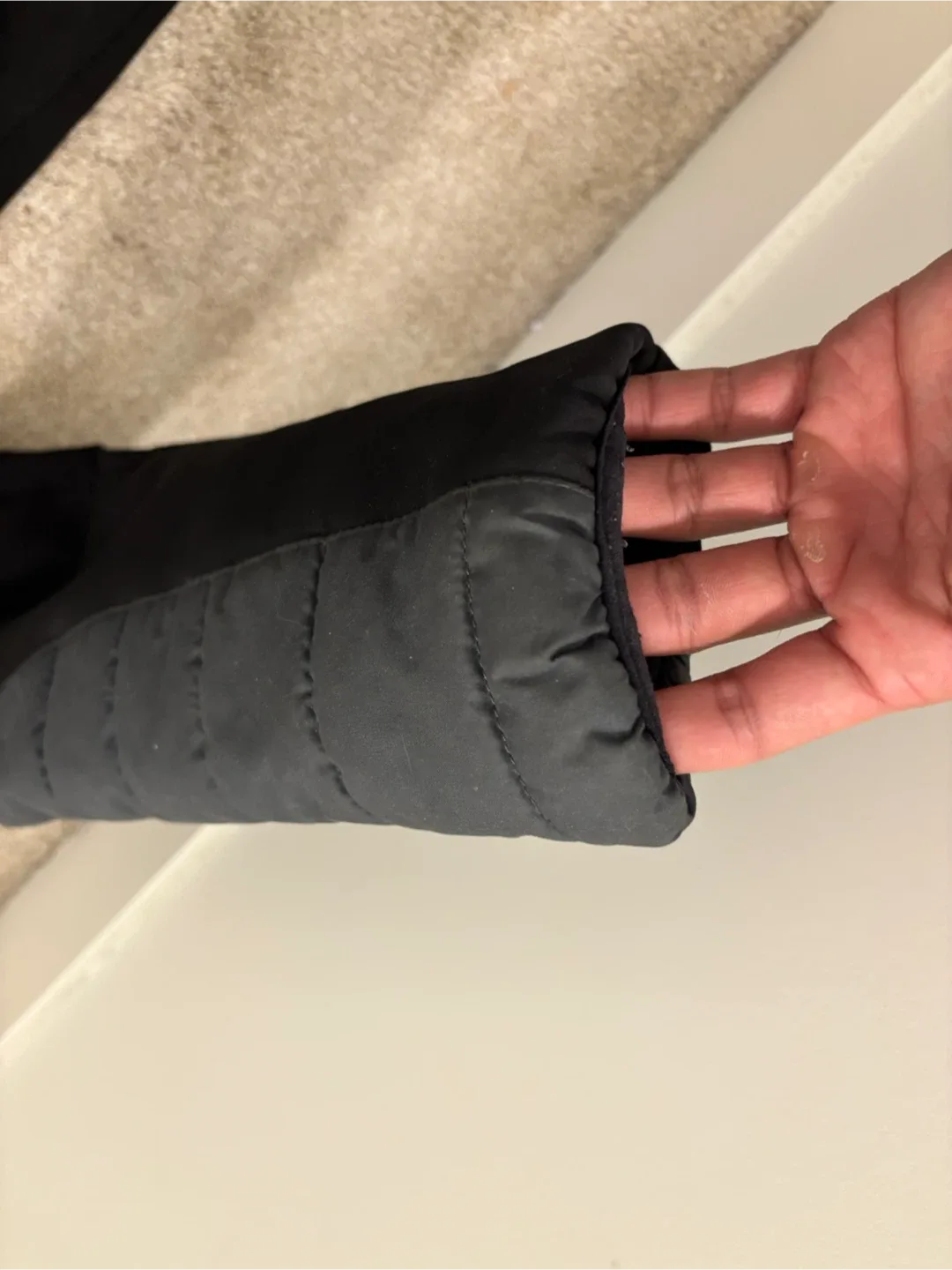 Puffer Jacket - Grey & Black image indicator(3)