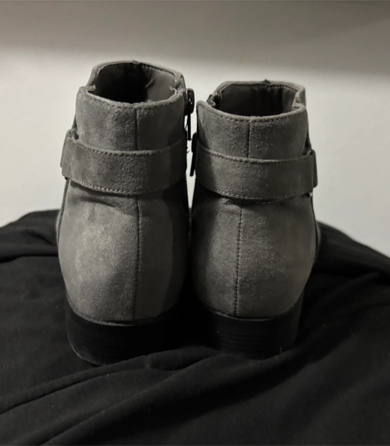 Gray Ankle Boots Size 7 - photo 3