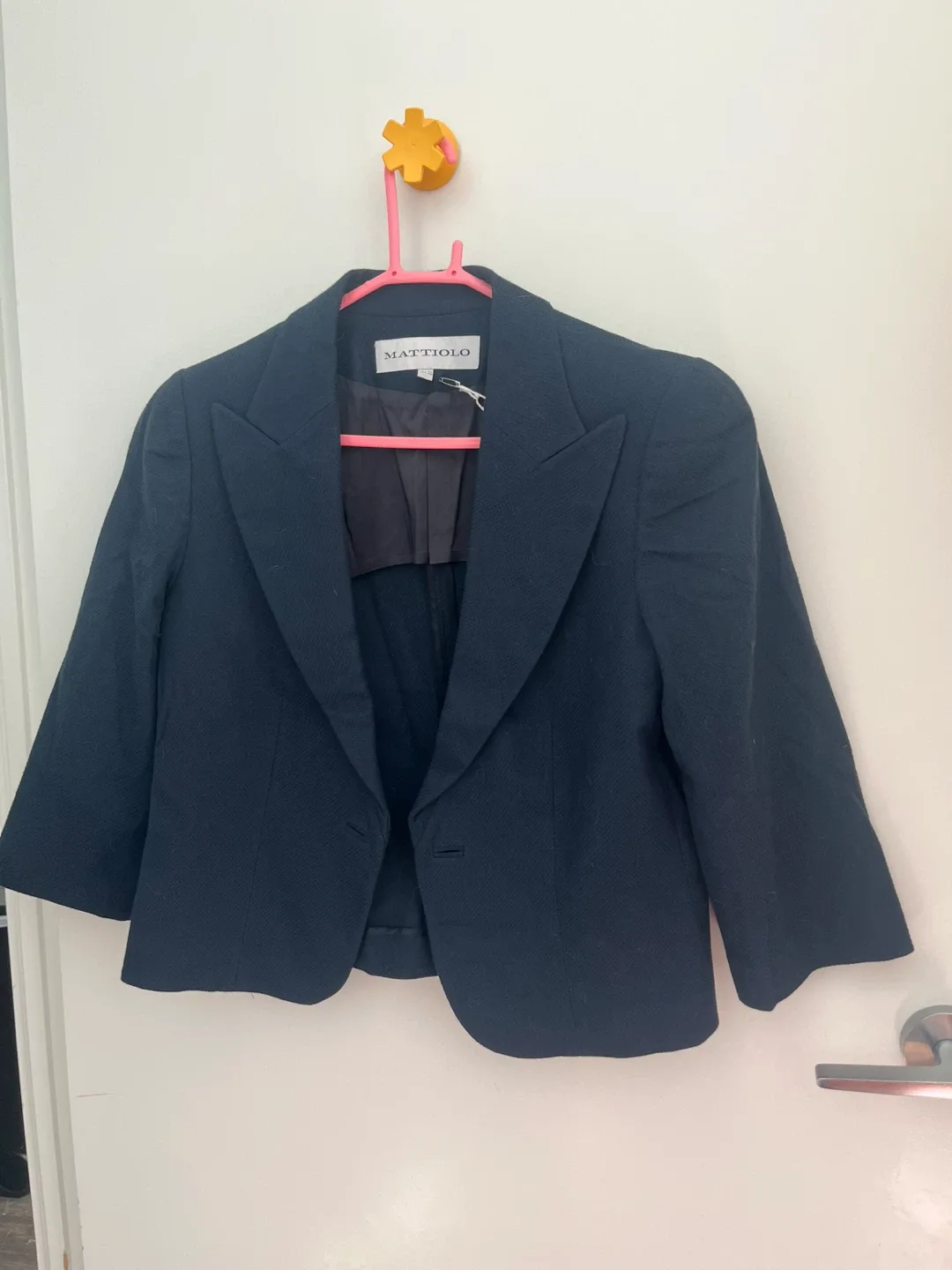 MATTIOLO Navy Blazer Size German 44