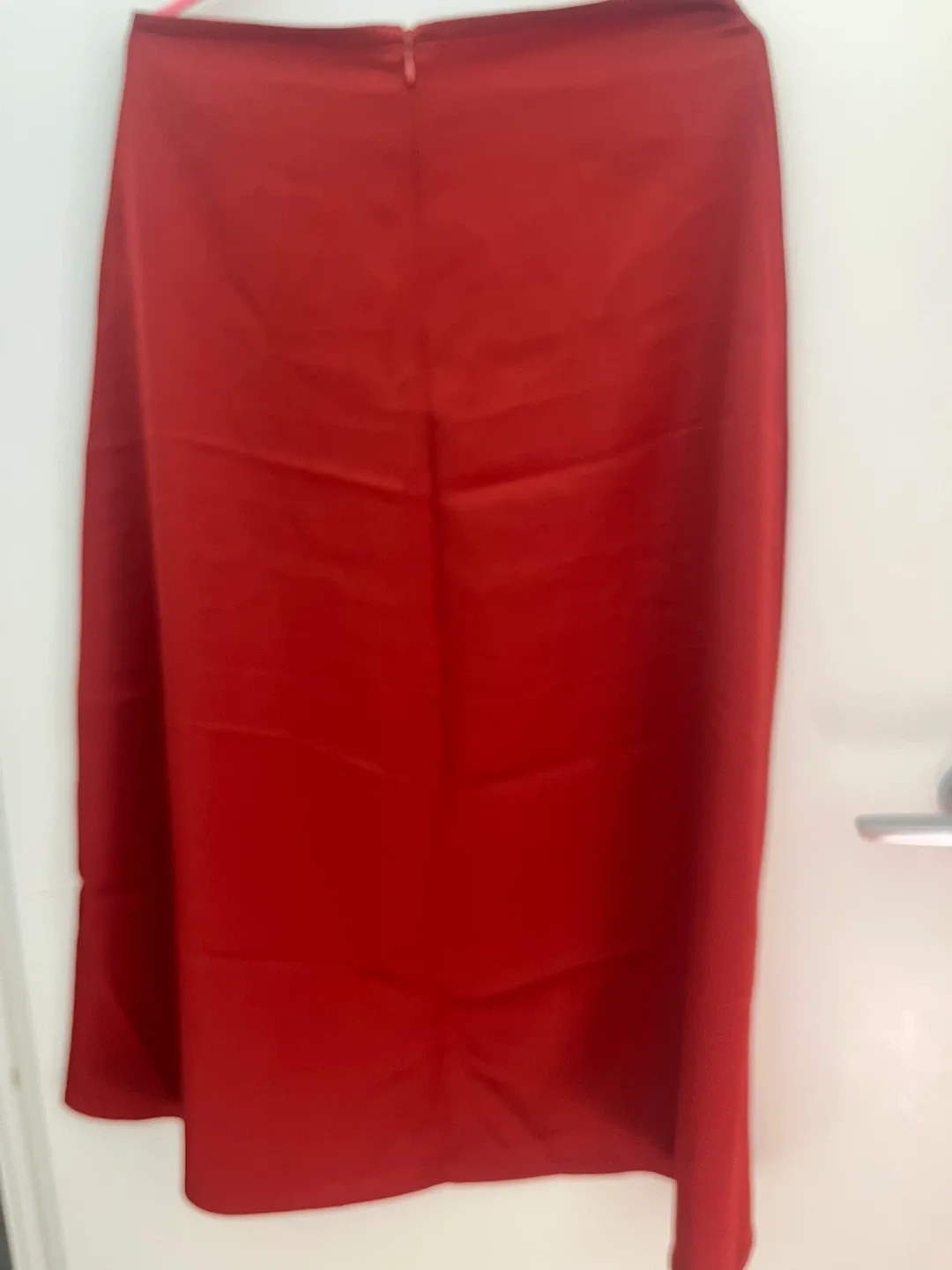 Toteme Bellaria Acetate Blend Skirt - Rust Red, Size L