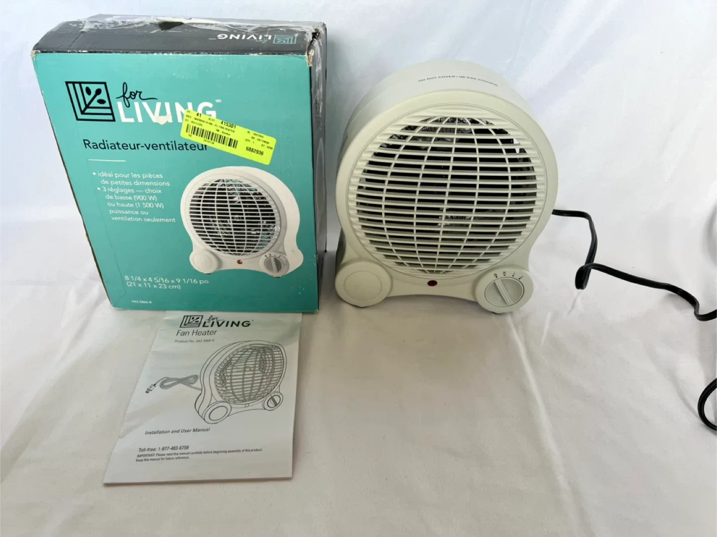 For Living Fan Heater - Small Space Heater