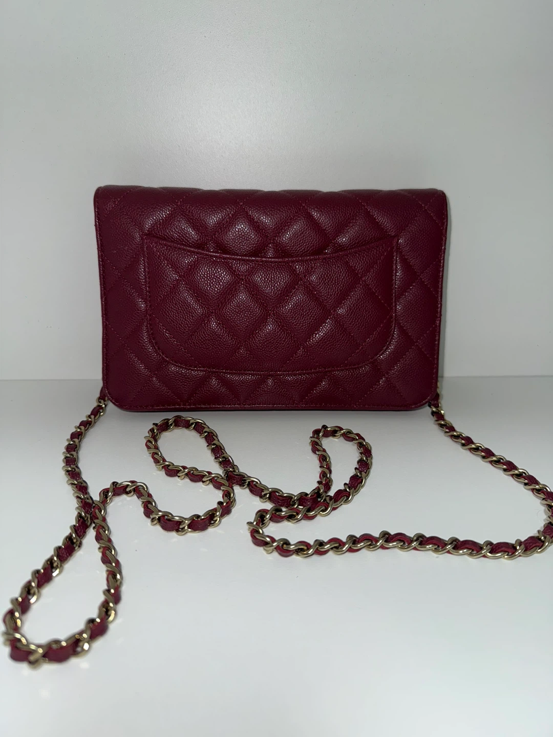 Chanel Wallet on Chain (WOC) - Burgundy - photo 4