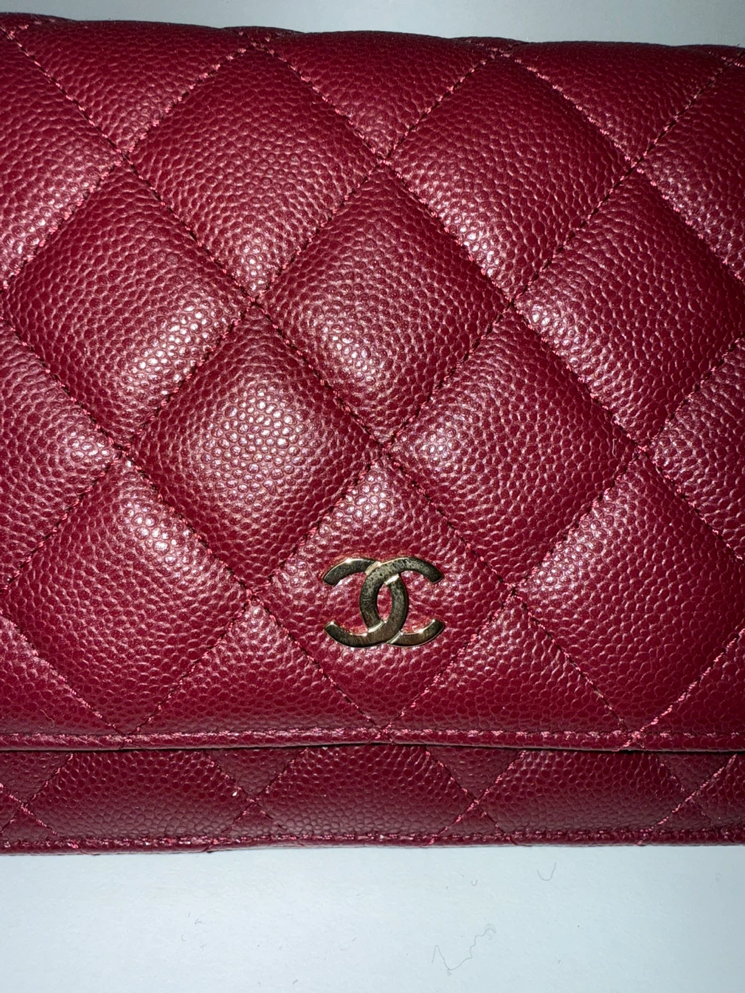 Chanel Wallet on Chain (WOC) - Burgundy - photo 5