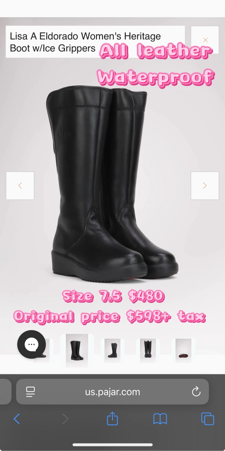 Pajar Lisa A Eldorado Women's Heritage Boot - Size 7.5