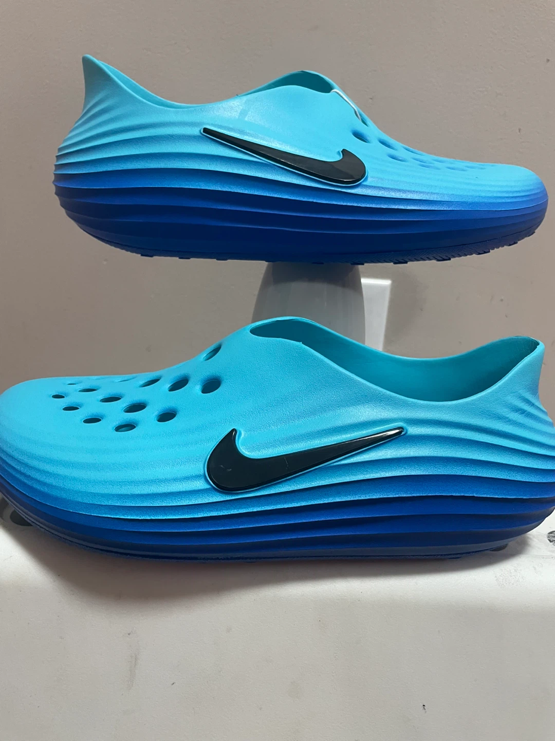 Nike React Phantom Run Flyknit 9 Blue Size 9