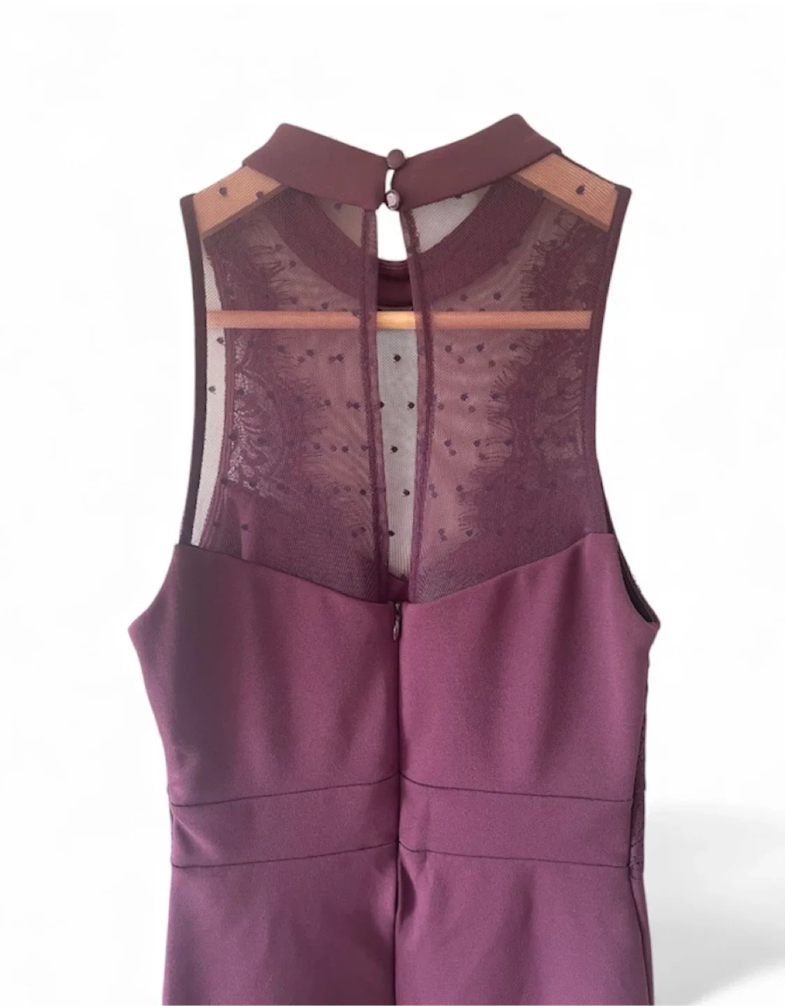 New Look Plum Lace Dress - Size 8 image indicator(5)