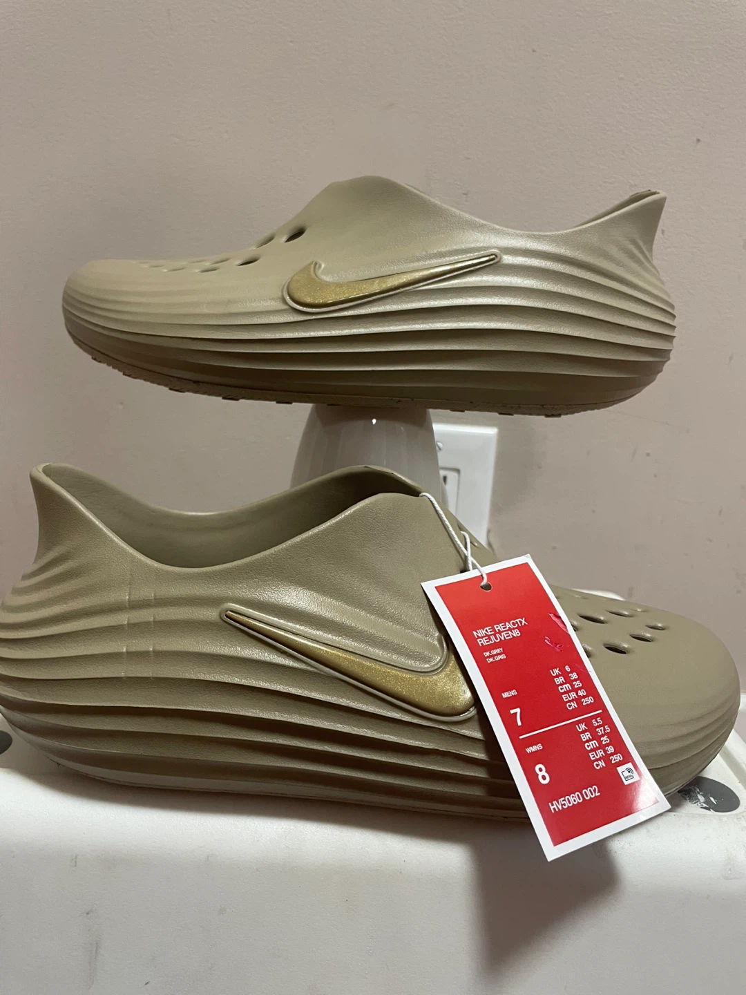 Nike React Phantom Slide Sand Drift Size 7 - photo 2