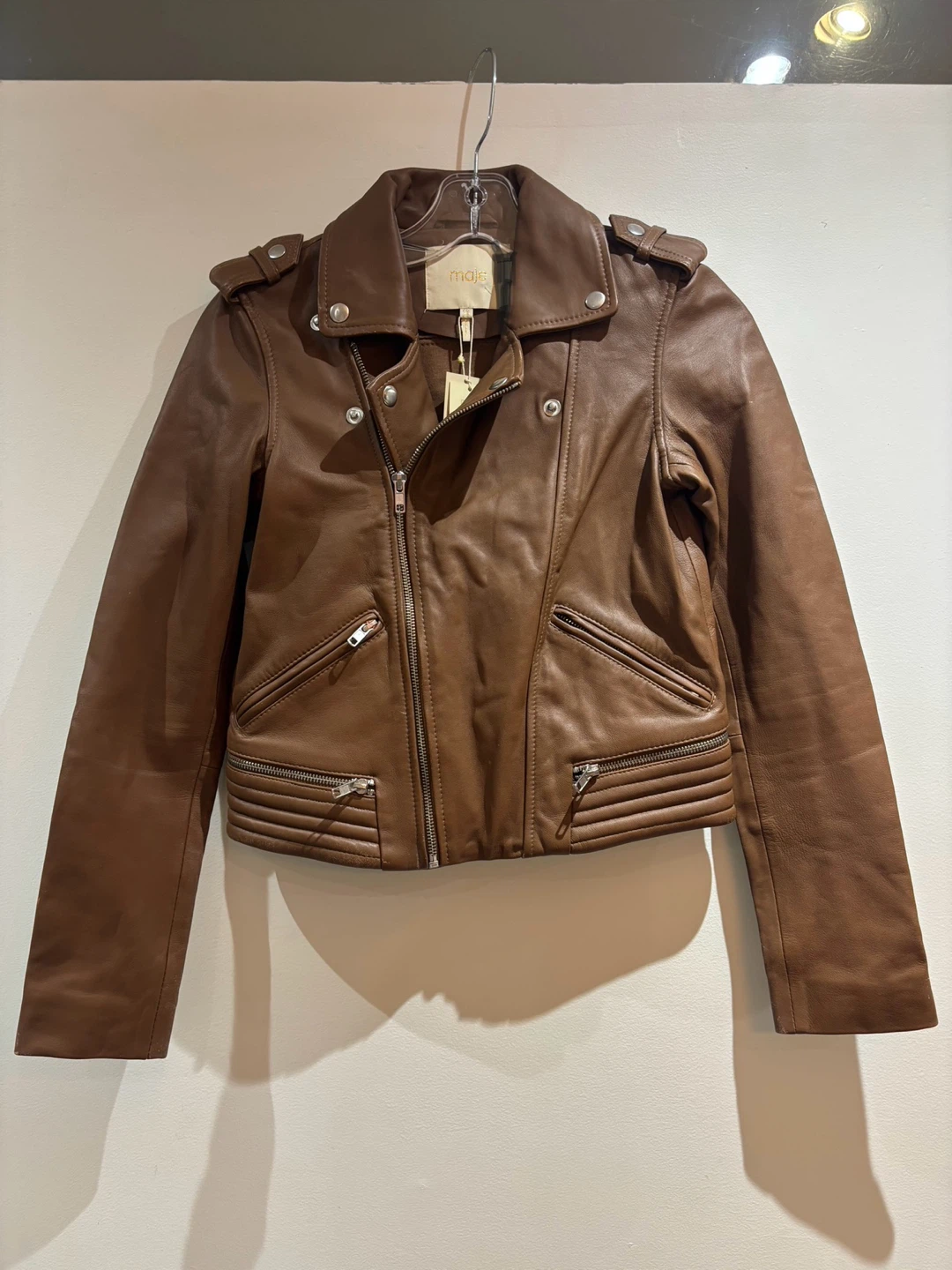 Maje Carmel moto Jacket size 36