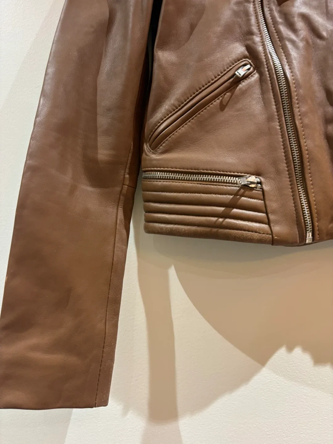 Maje Carmel moto Jacket size 36 image indicator(2)