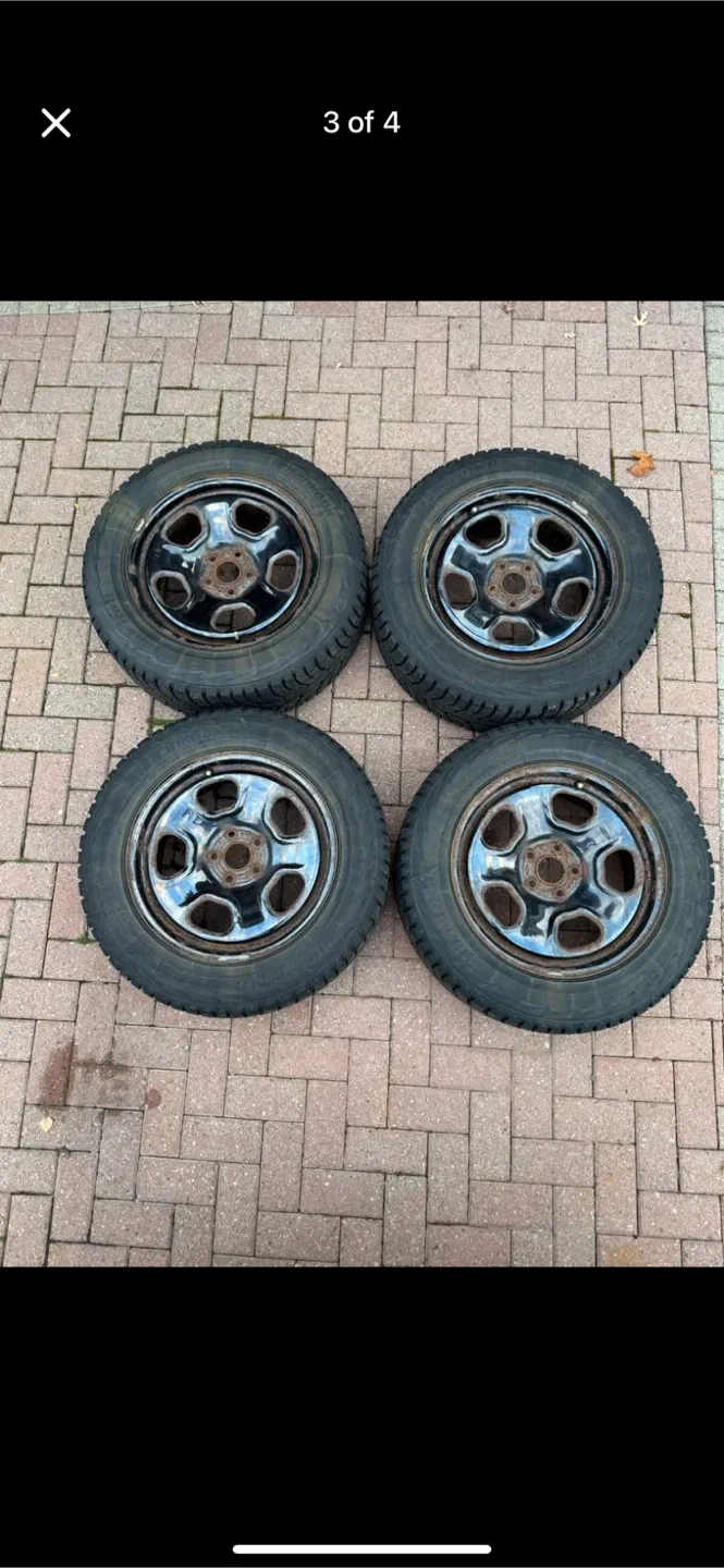 Hankook Winter Tires 245/60R18. With 5 x 114.3 bolt pattern