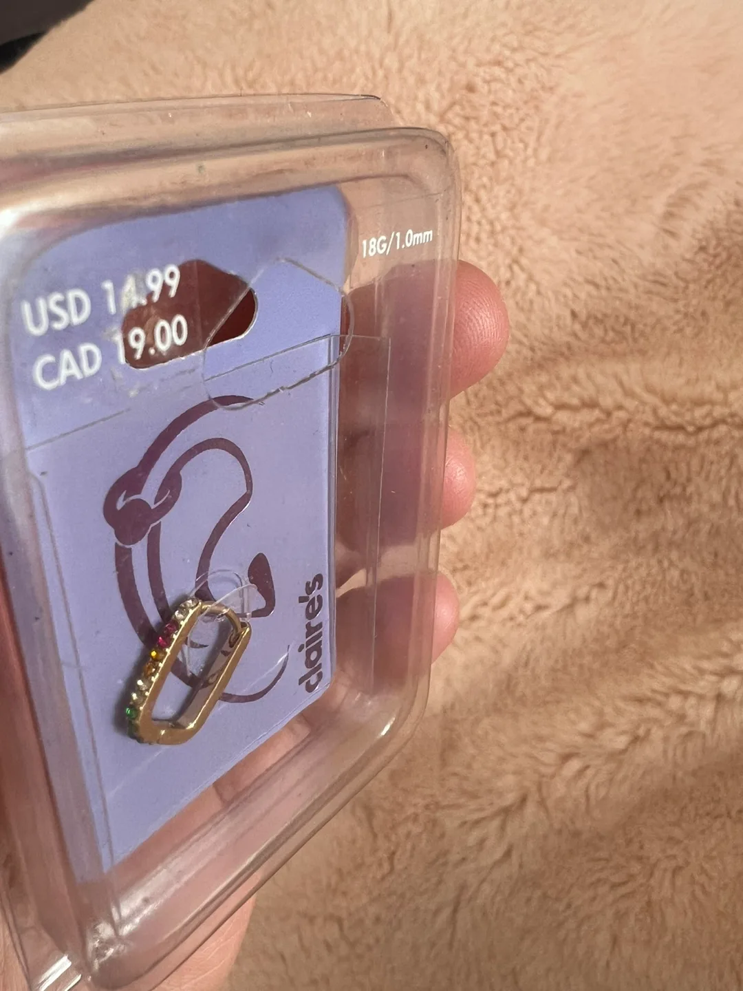 Claire's Earring - New in Package