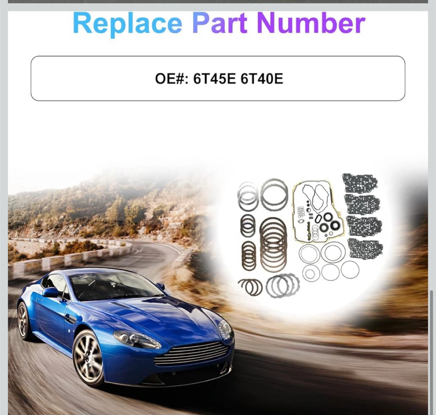 6T40E 6T45E Transmission Master Rebuild Kit - photo 4