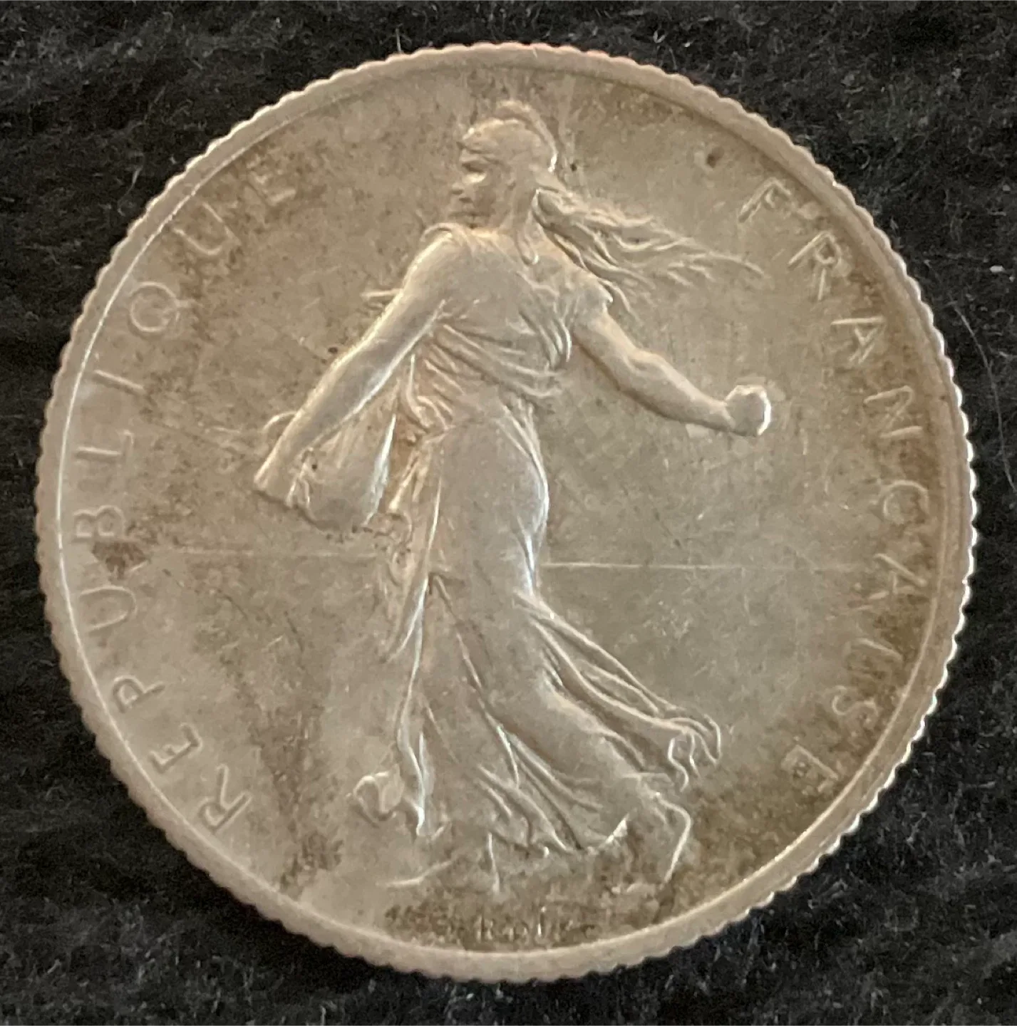 1915 France 1 Franc Coin image indicator(2)