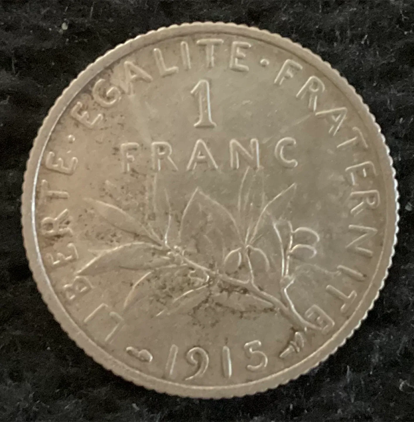 1915 France 1 Franc Coin image indicator(3)