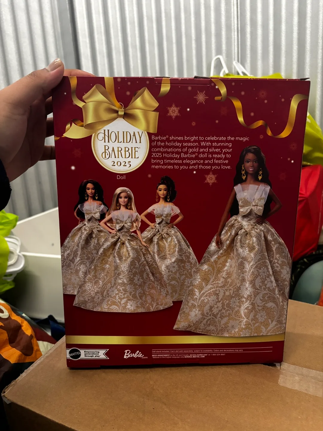 NIB 2025 Holiday Barbie Doll image indicator(4)