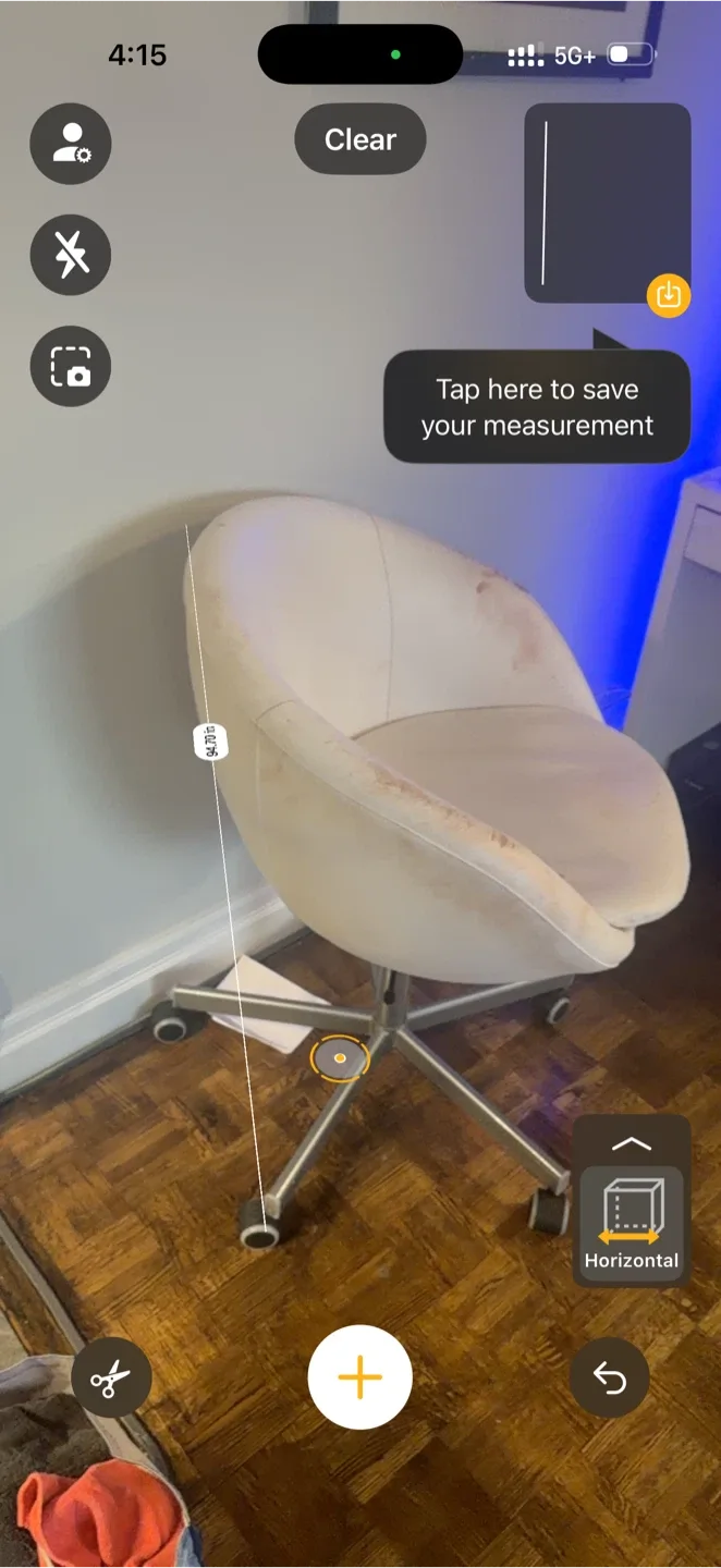 Used White Desk and Chair