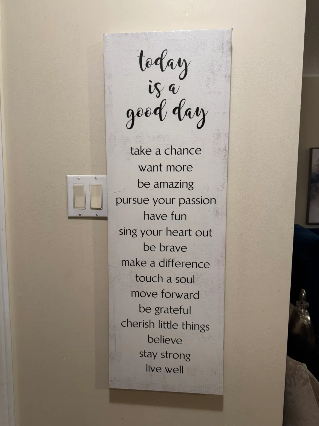 Inspirational Wall Art - Today is a Good Day image indicator(2)