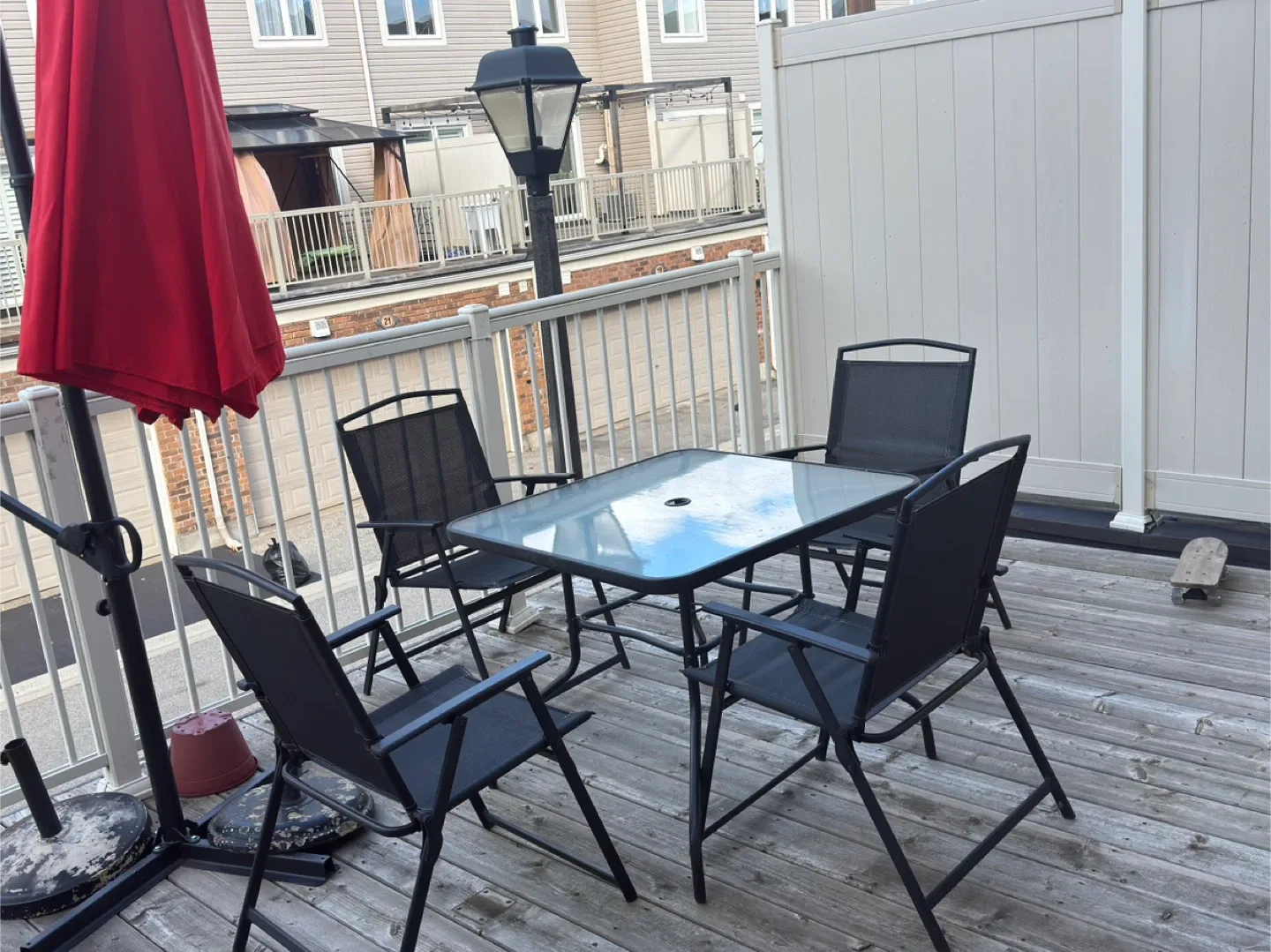 Patio Table and Chairs Set