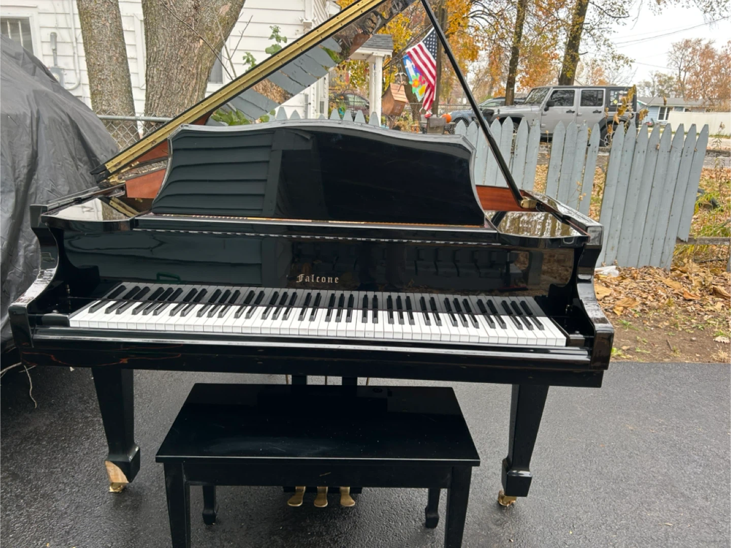 Falcone  Black Piano GF -52  with Bench - photo 5
