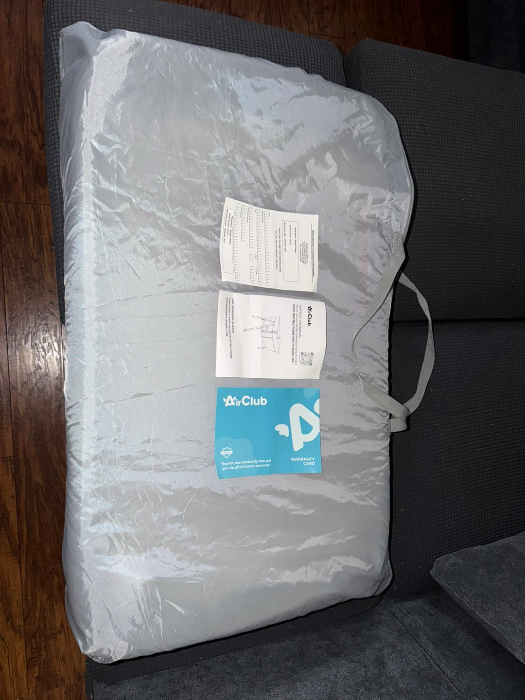AirClub Beside Sleeper Bassinet - Gray - photo 2
