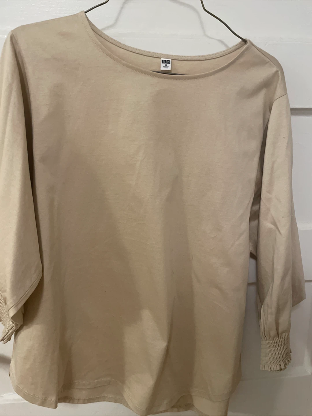 Uniqlo Beige Top - Size XS