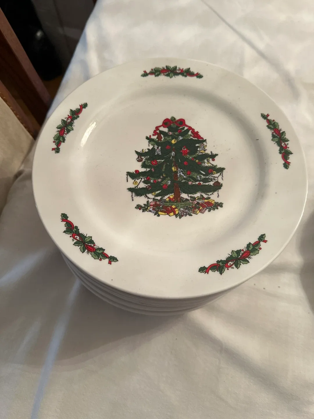 Christmas Tree Decorative Plates