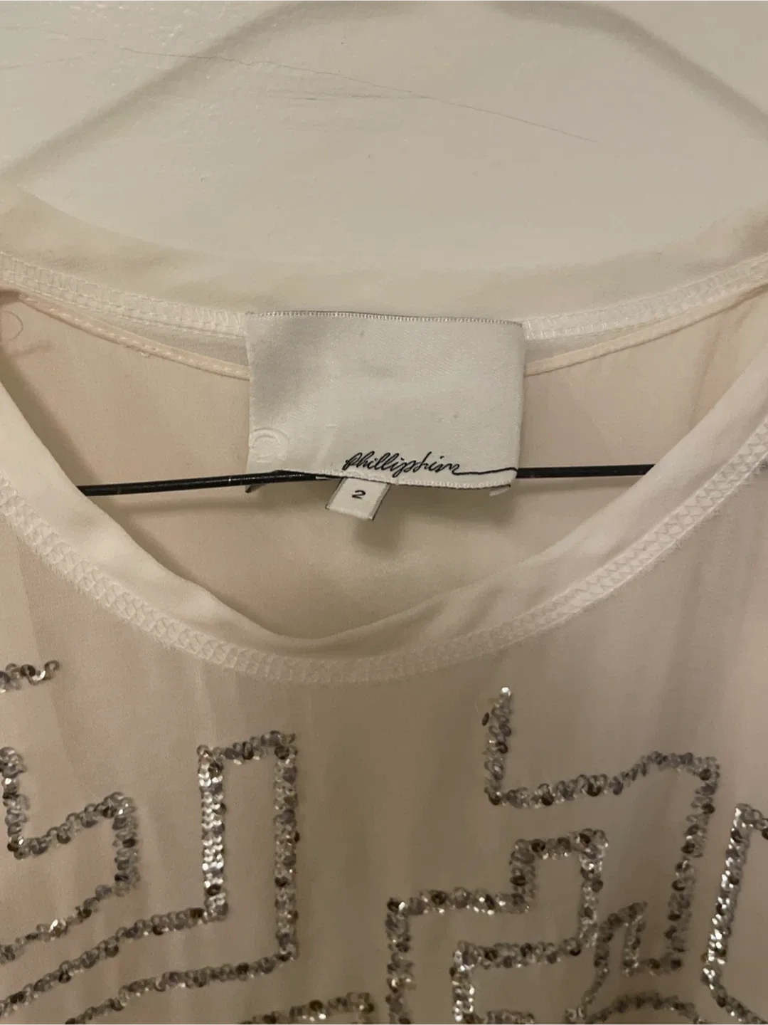 Philosophy Women's Embellished Top - Size 2 image indicator(2)