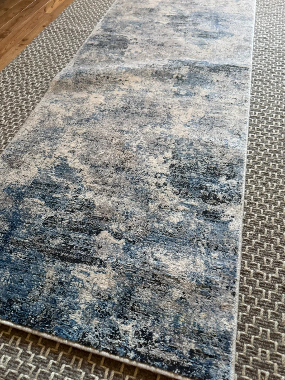 Homesense Grey/Blue Area Rug 2'2" x 7'7" image indicator(2)