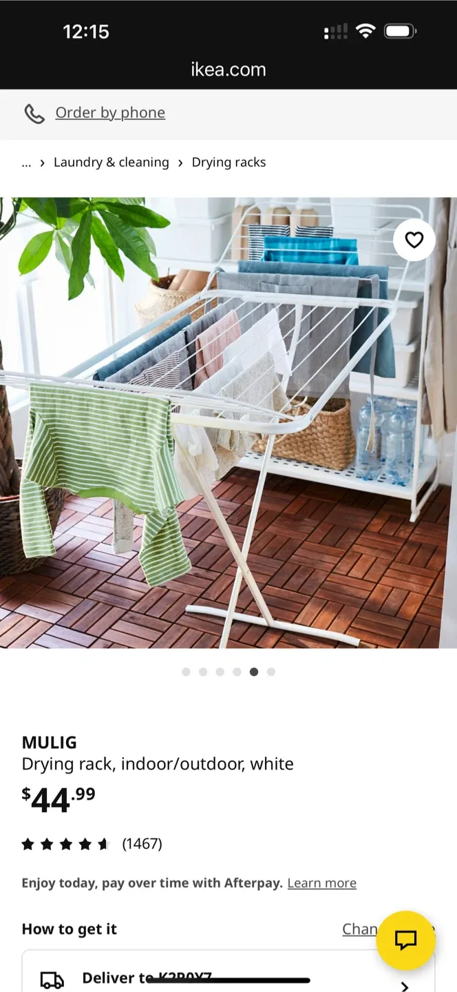 IKEA MULIG Drying Rack - Indoor/Outdoor image indicator(3)