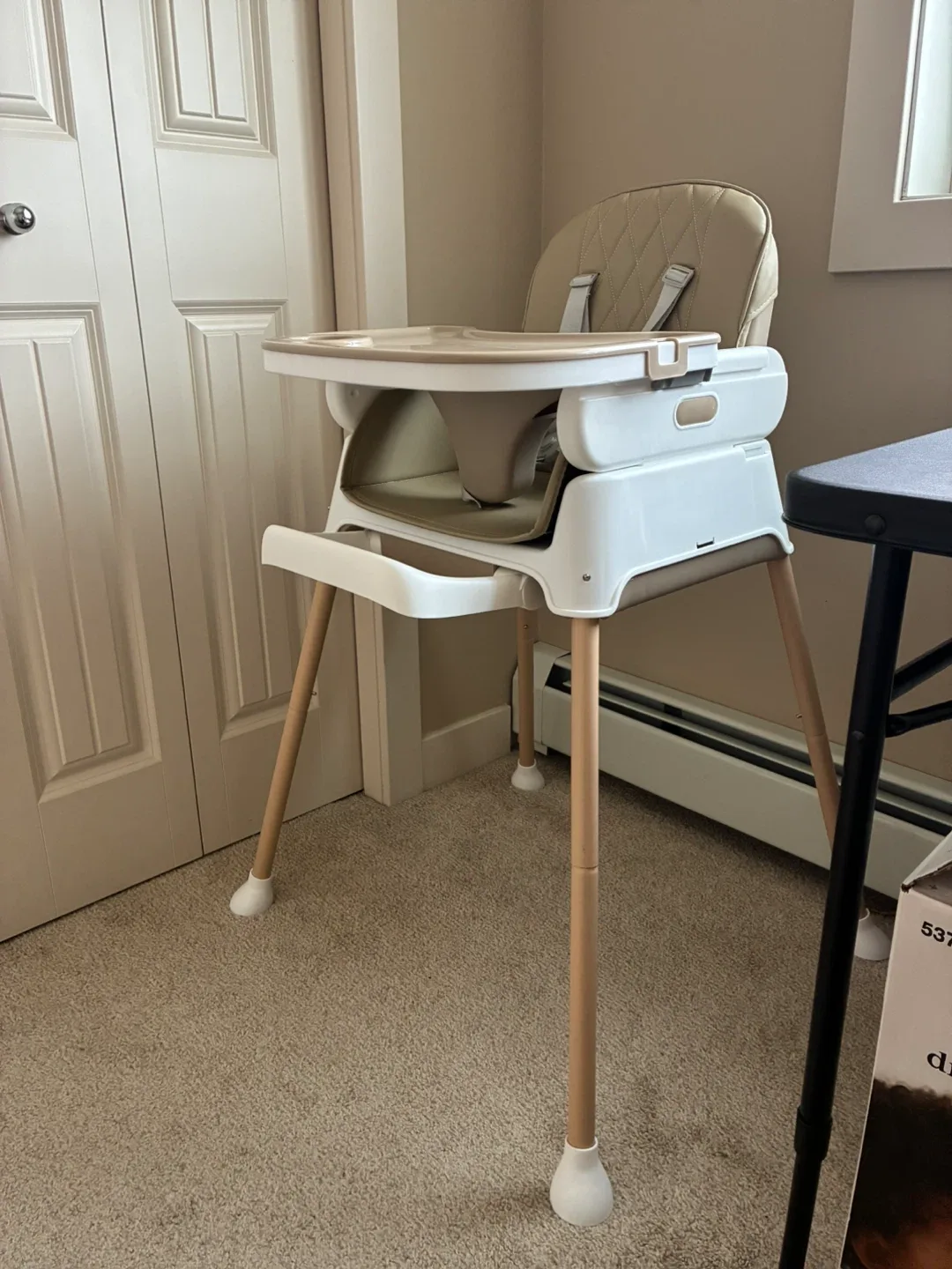 Soobaby 3-in-1 Convertible High Chair - Deep Khaki image indicator(2)