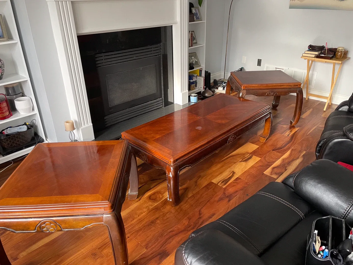 Matching Wooden Coffee & End Tables