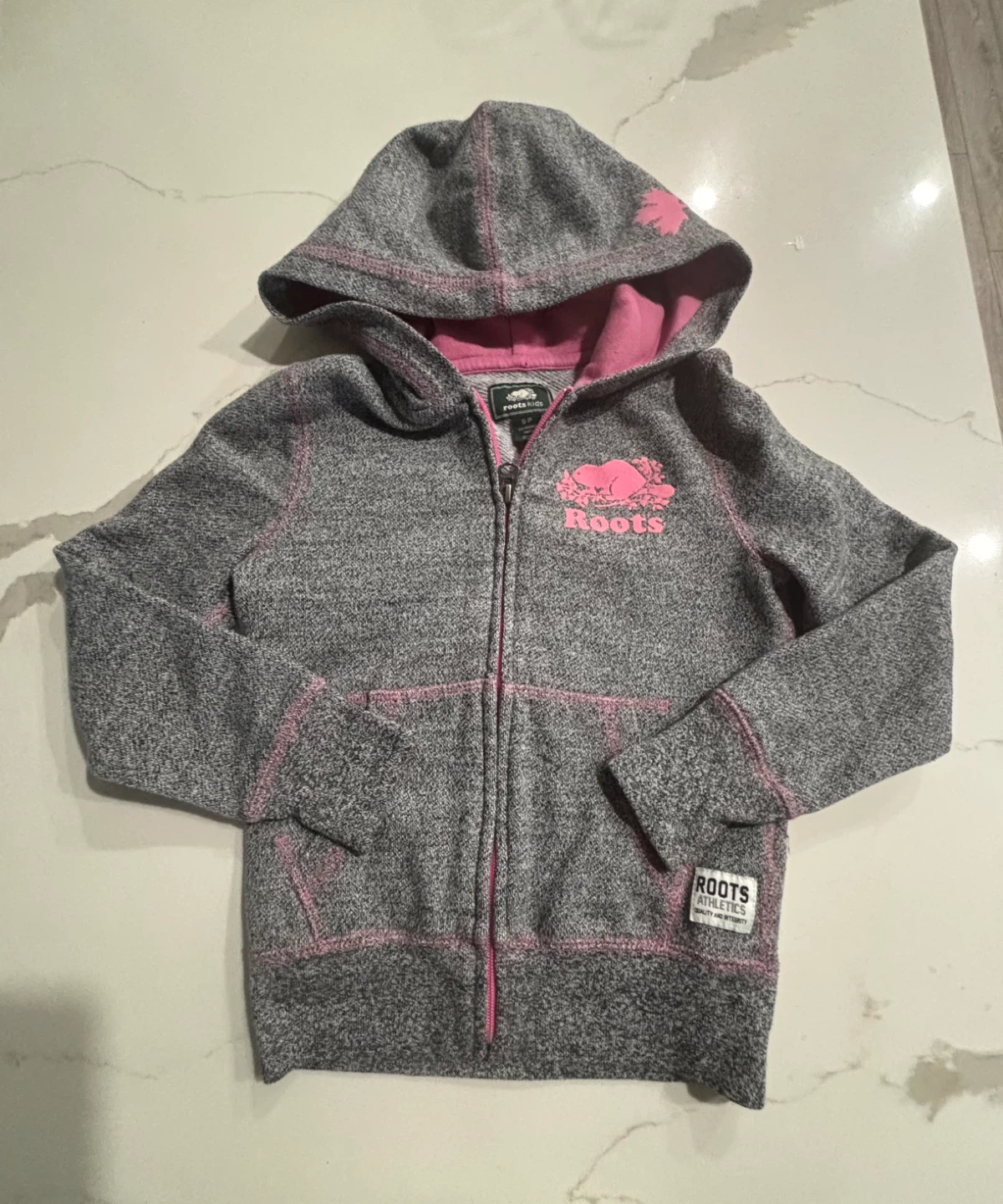 Roots Kids Full Zip Hoodie - Size 5-6