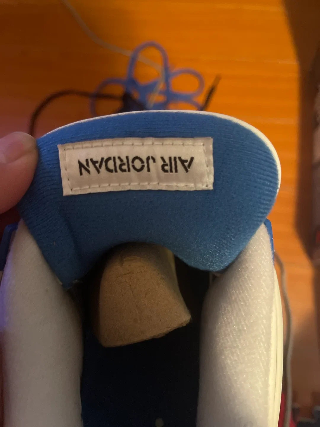 Air Jordan 4 Retro White/Blue image indicator(3)