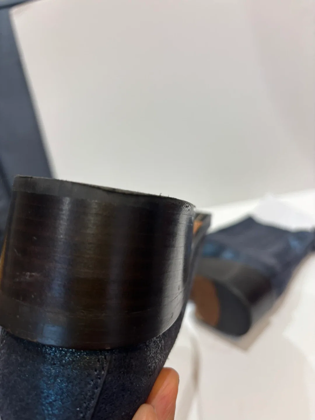 Coach Bowery Chelsea boots in a dark blue suede women size 9 image indicator(6)