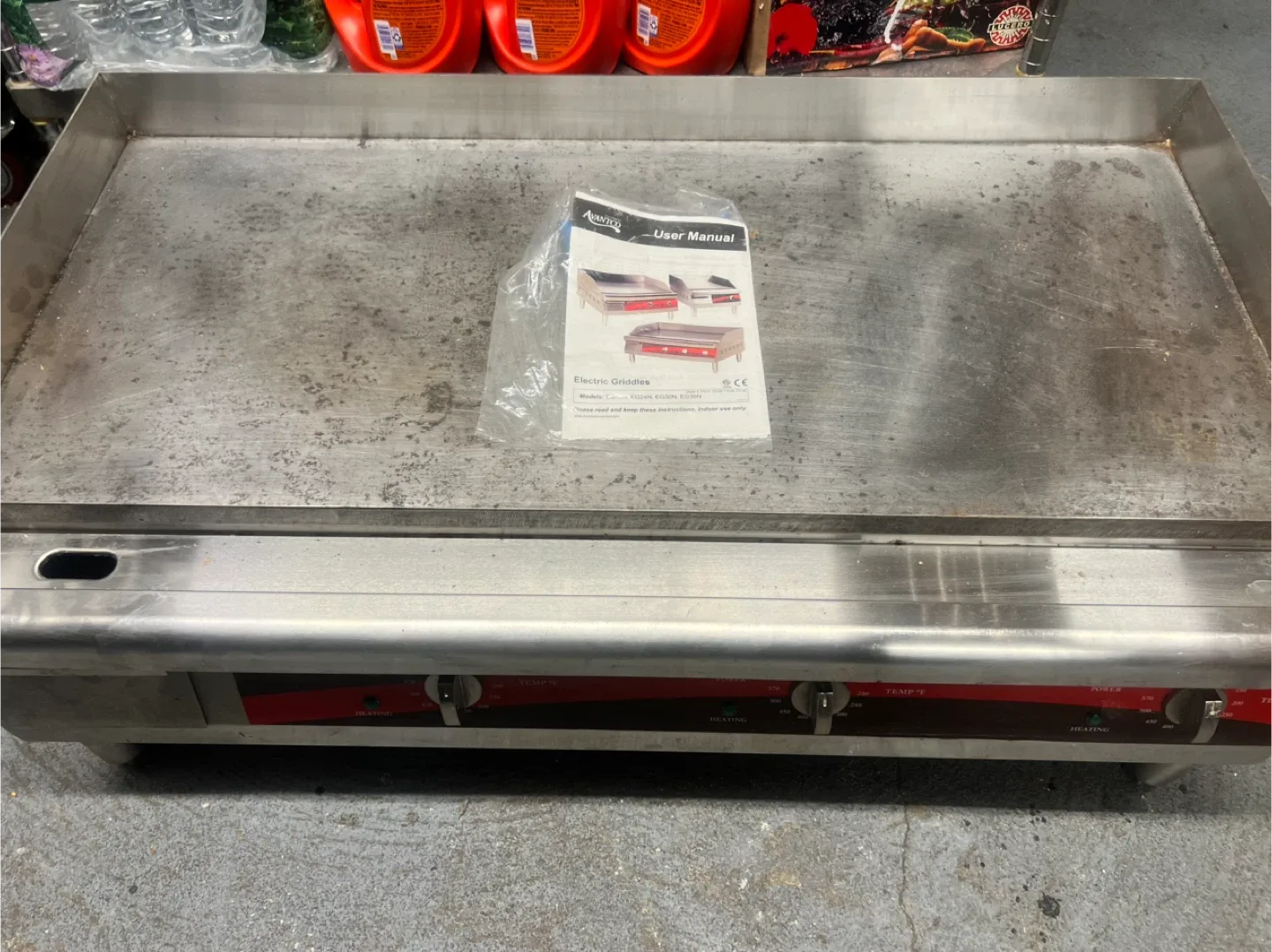 Vantco Electric Griddle image indicator(3)