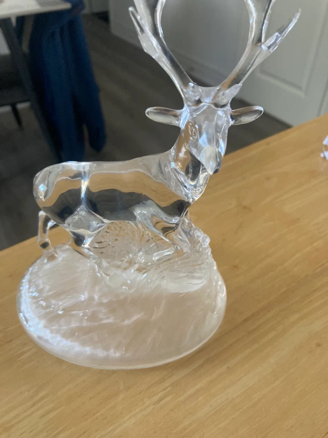 Crystal Deer Figurine