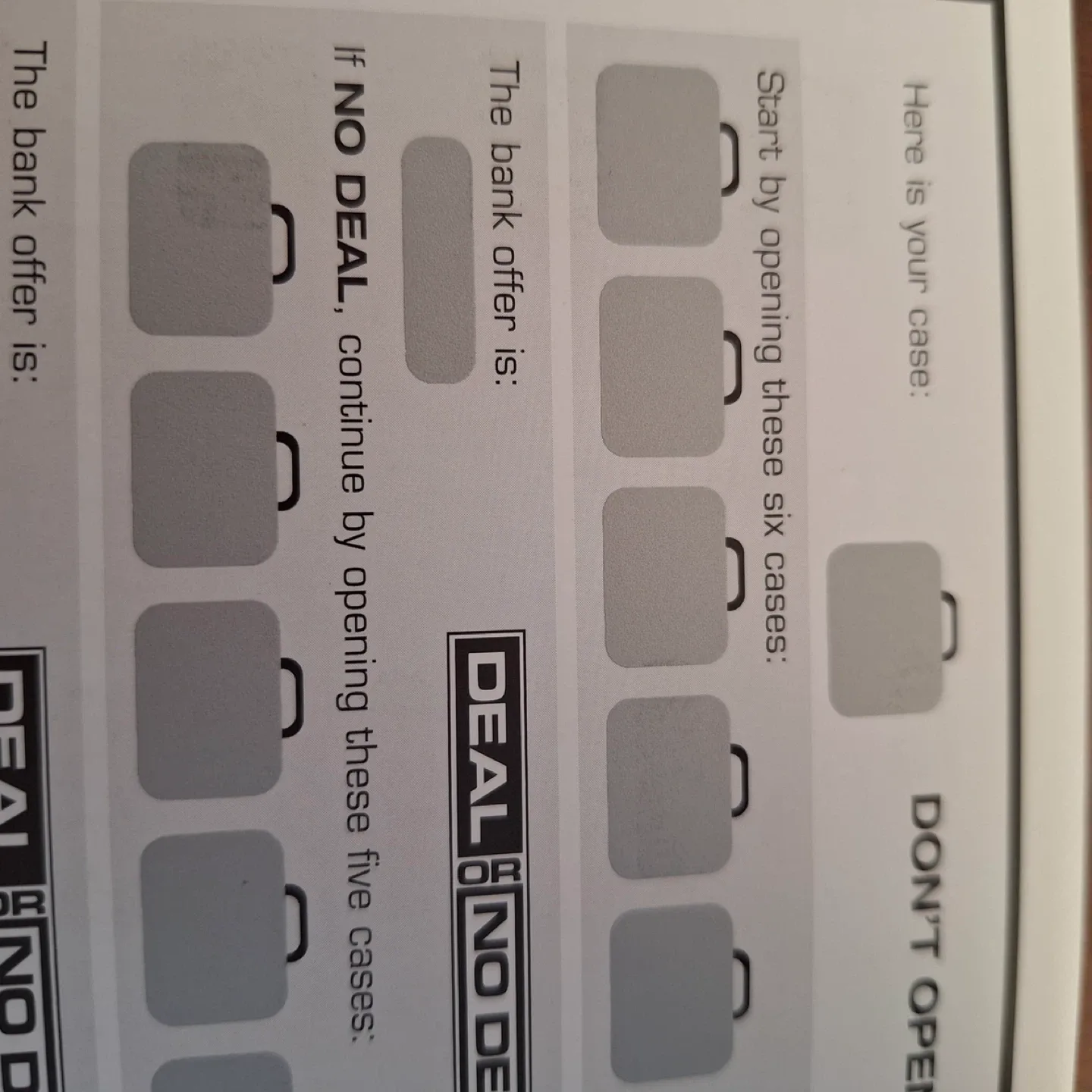 Deal or No Deal Scratch & Play Book image indicator(6)