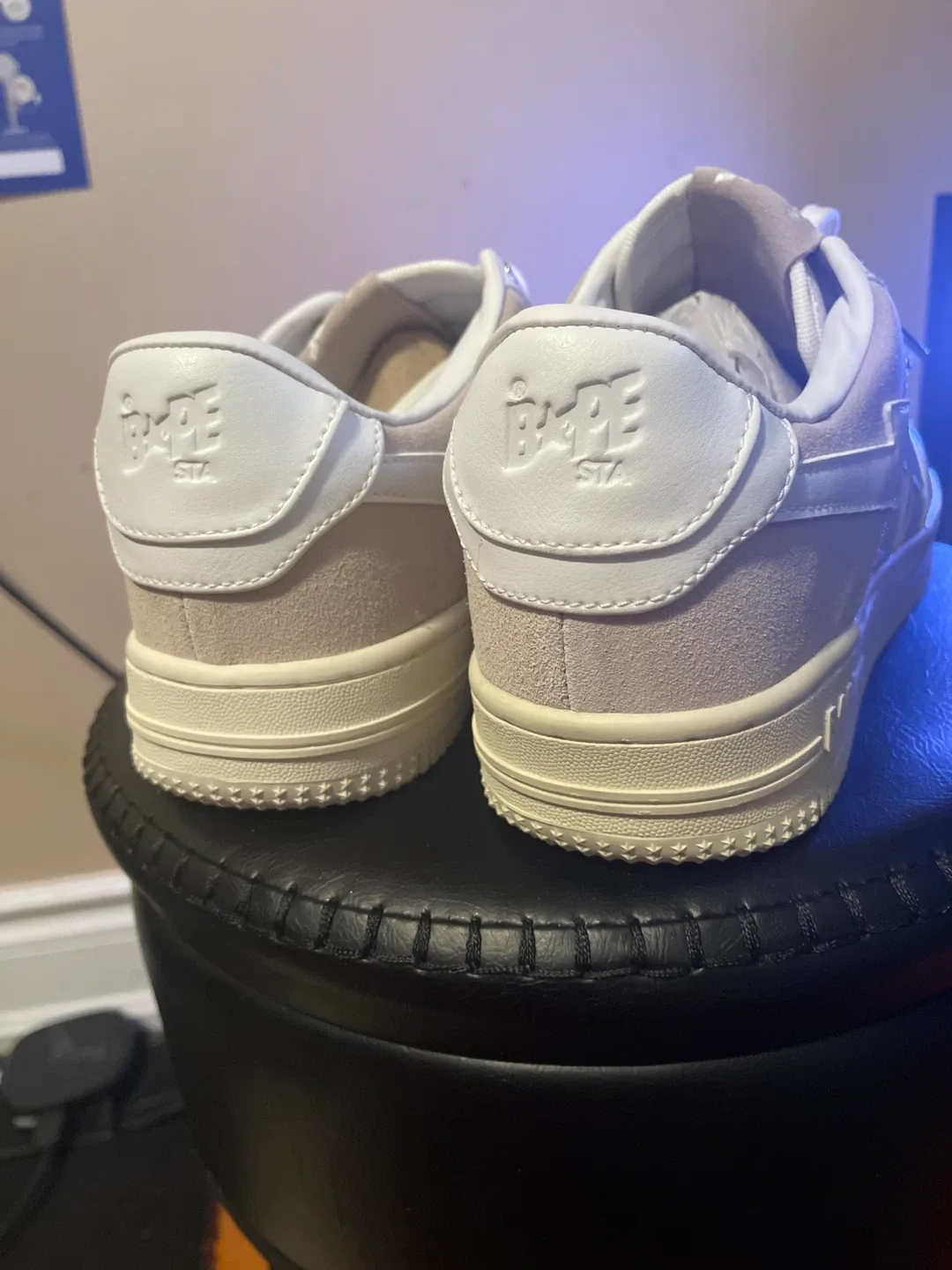 BAPE STA White/Beige Sneakers - Size 10 image indicator(2)