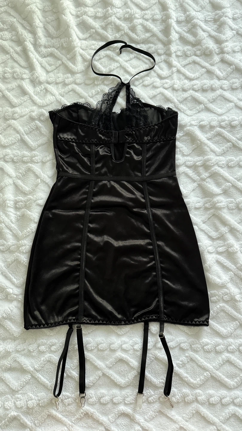 Black Lace Corset Dress - photo 2