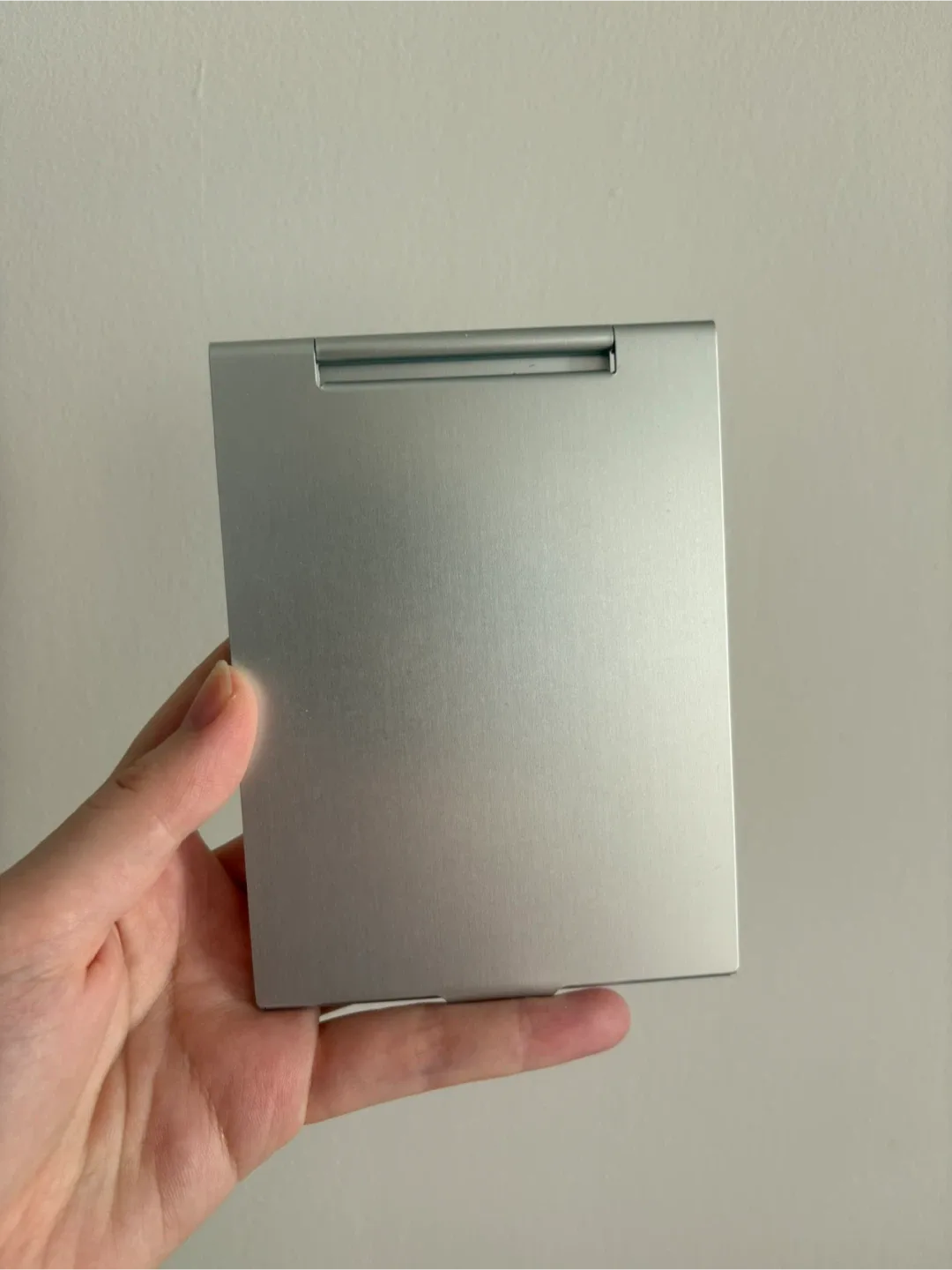 Silver Compact Mirror