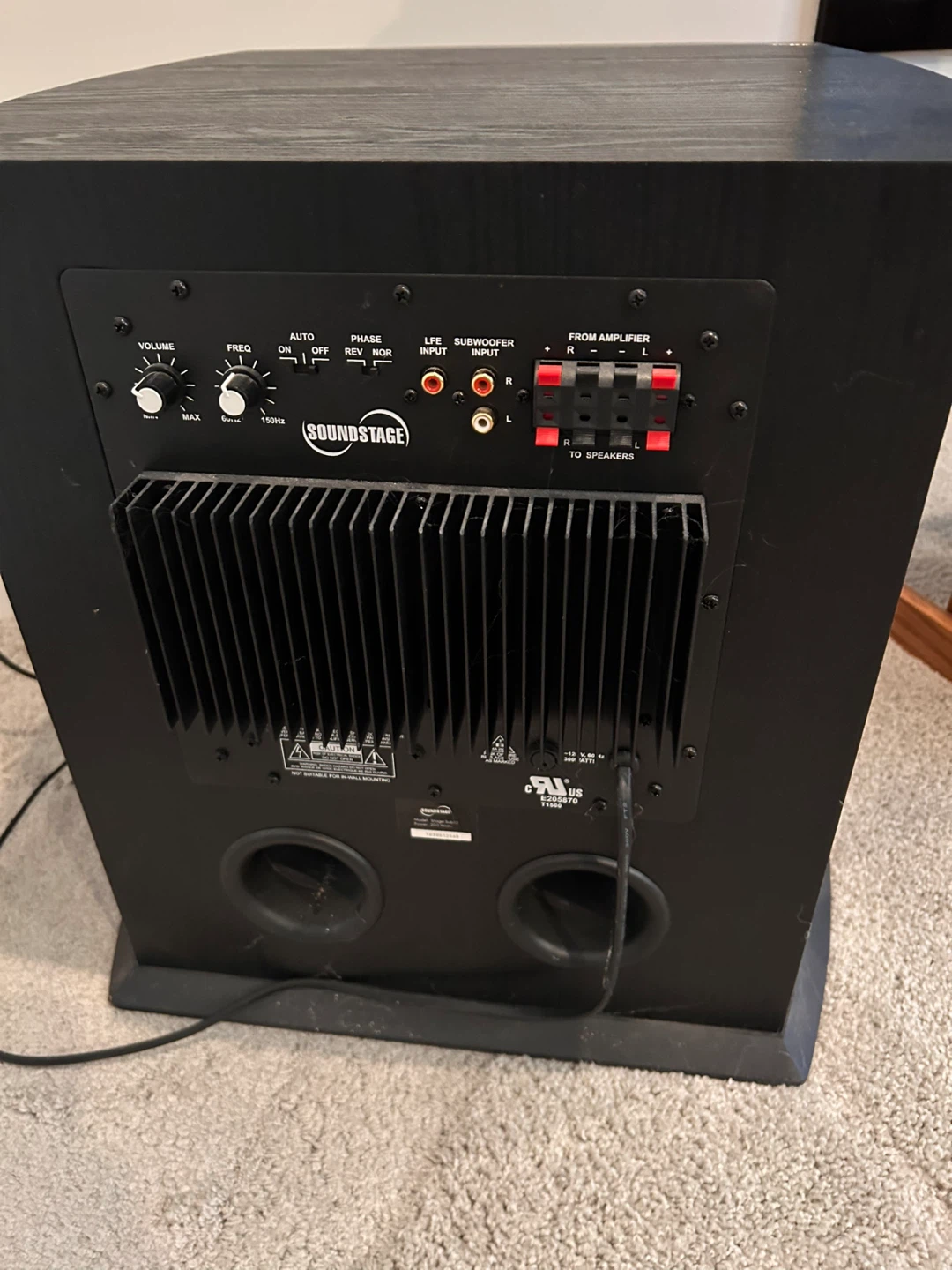 Soundstage Subwoofer - Black - photo 2