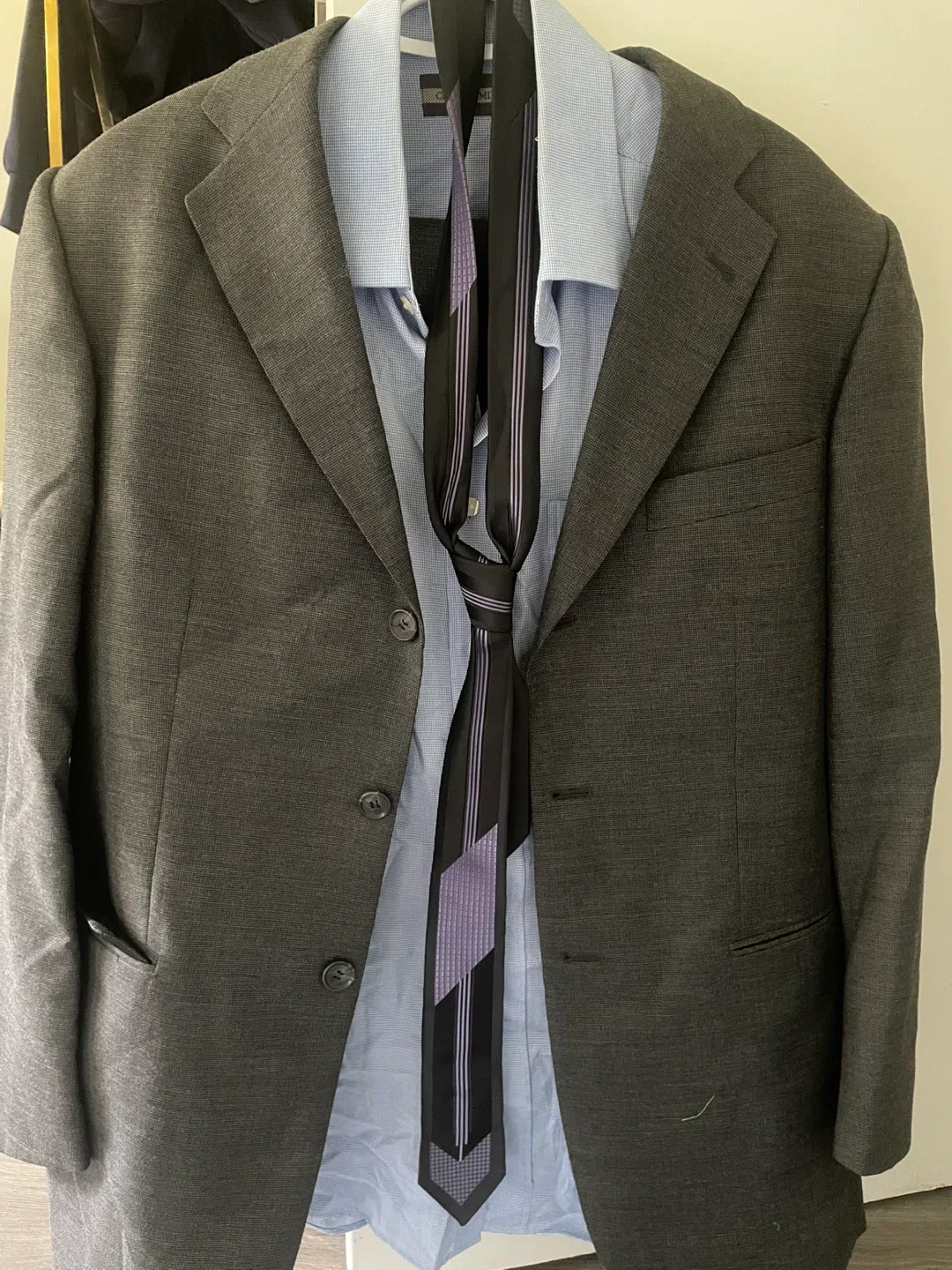 Men's Grey blazer full suit