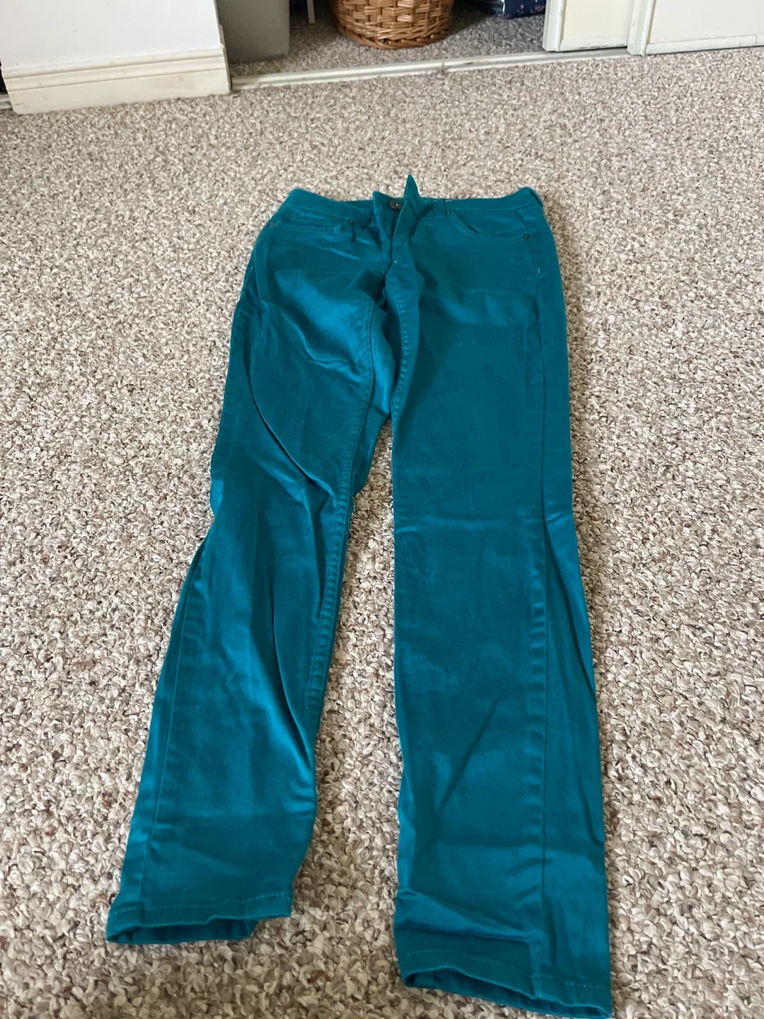 Teal Coloured Pants
