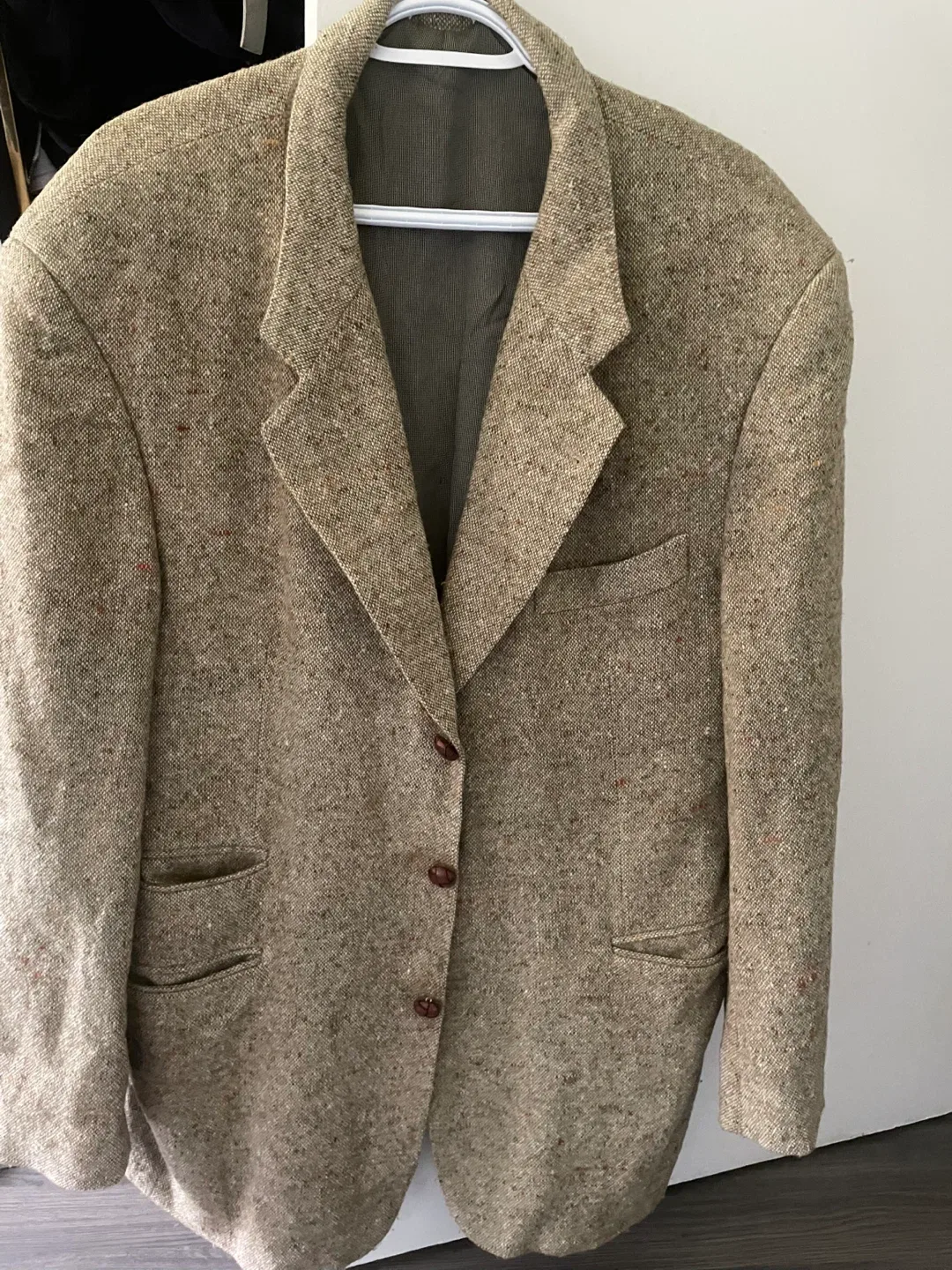 Vintage Wool Tweed Blazer